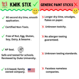 KwikStix Tempera Paint - 6 Metalix Colors
