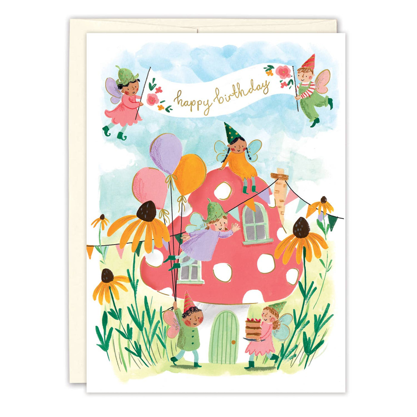 Biely & Shoaf - Fairies Birthday Card