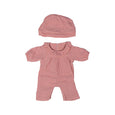 Miniland  - Pink Pajamas with hat for dolls 15"