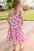 Ollie Jay - Tank Dress in Strawberry Dream | girls Pocket Twirl Dress