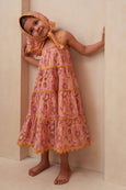 Samaira Tiered Dress : PASTEL PINK : Infant : Toddler : Tween - Yo Baby