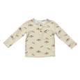Babysprouts | Boy's Long Sleeve Henley Shirt - Dino Land