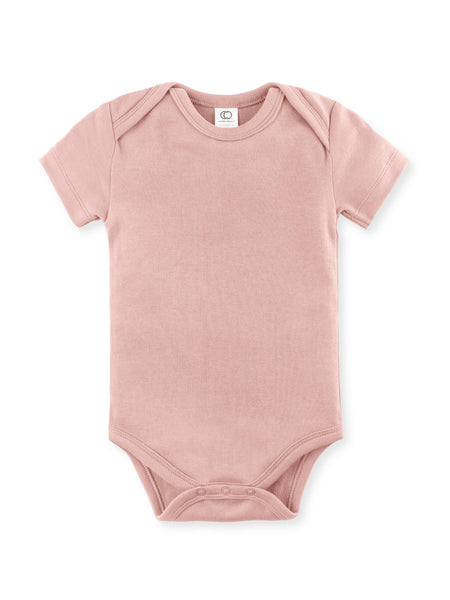 Colored Organics - Organic Baby Short Sleeve Classic Bodysuit - Ballet