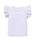 Girls Flutter Sleeve Top - MONAG