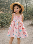 SIIX Collection - Whimsical Butterflies / Muslin Smocked Tube Dress