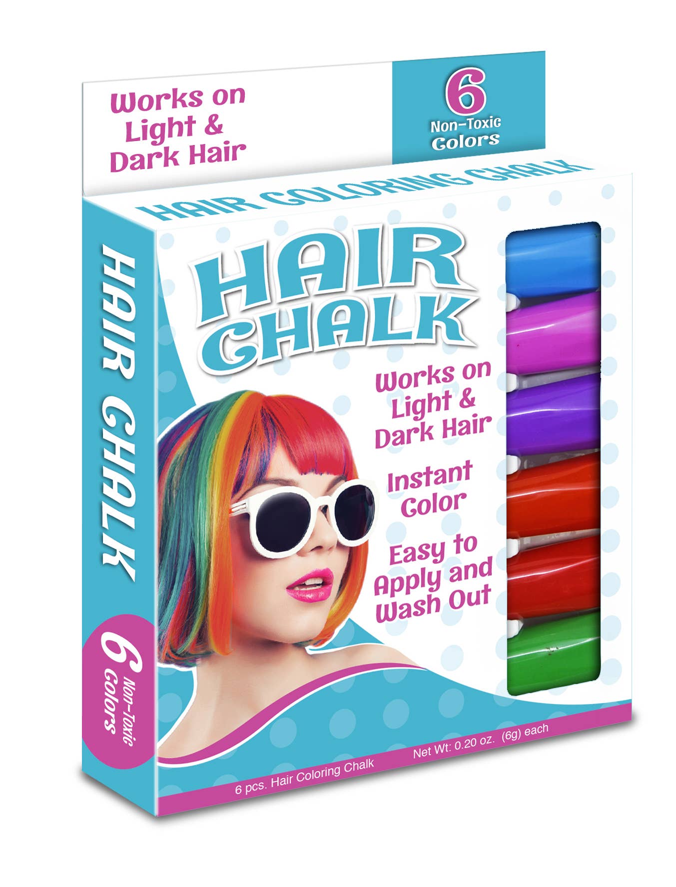 TPG Creations / The Pencil Grip - Hair Stix (6 Pack) TPG-682