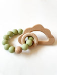 Marlowe and Sage LLC - Cloud Teether-Silicone and Beech Wood