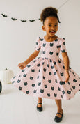 Ollie Jay - Puff Dress in Black Cat