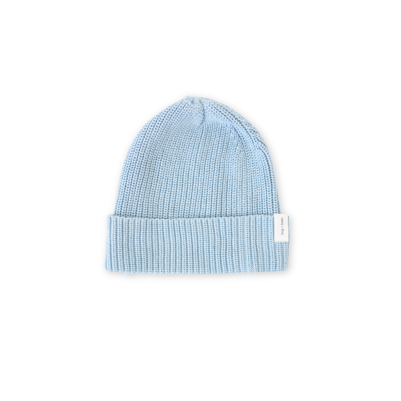 bug + bean kids - Chunky Knit Beanie | Fog - Organic Cotton