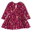 Apple Park - Bamboo Blend L/S Twirly Tee Dress - Woodland Dreams