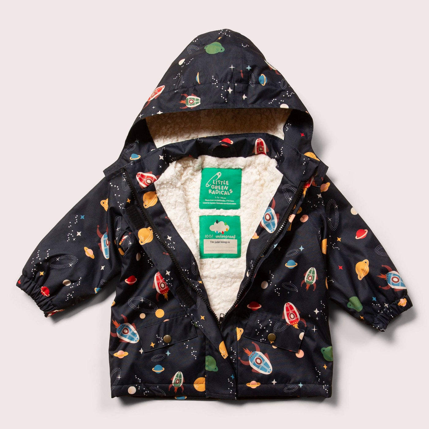 Little Green Radicals - Outer Space Recycled Waterproof Winter Coat
