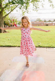 Ollie Jay - Tank Dress in Strawberry Dream | girls Pocket Twirl Dress