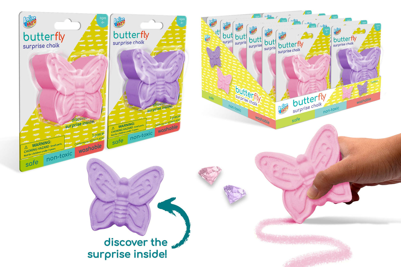 Anker Play Products - Surprise Chalk Butterfly