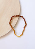 CanyonLeaf - Raw Baltic Amber + Sunflower || Necklace ||