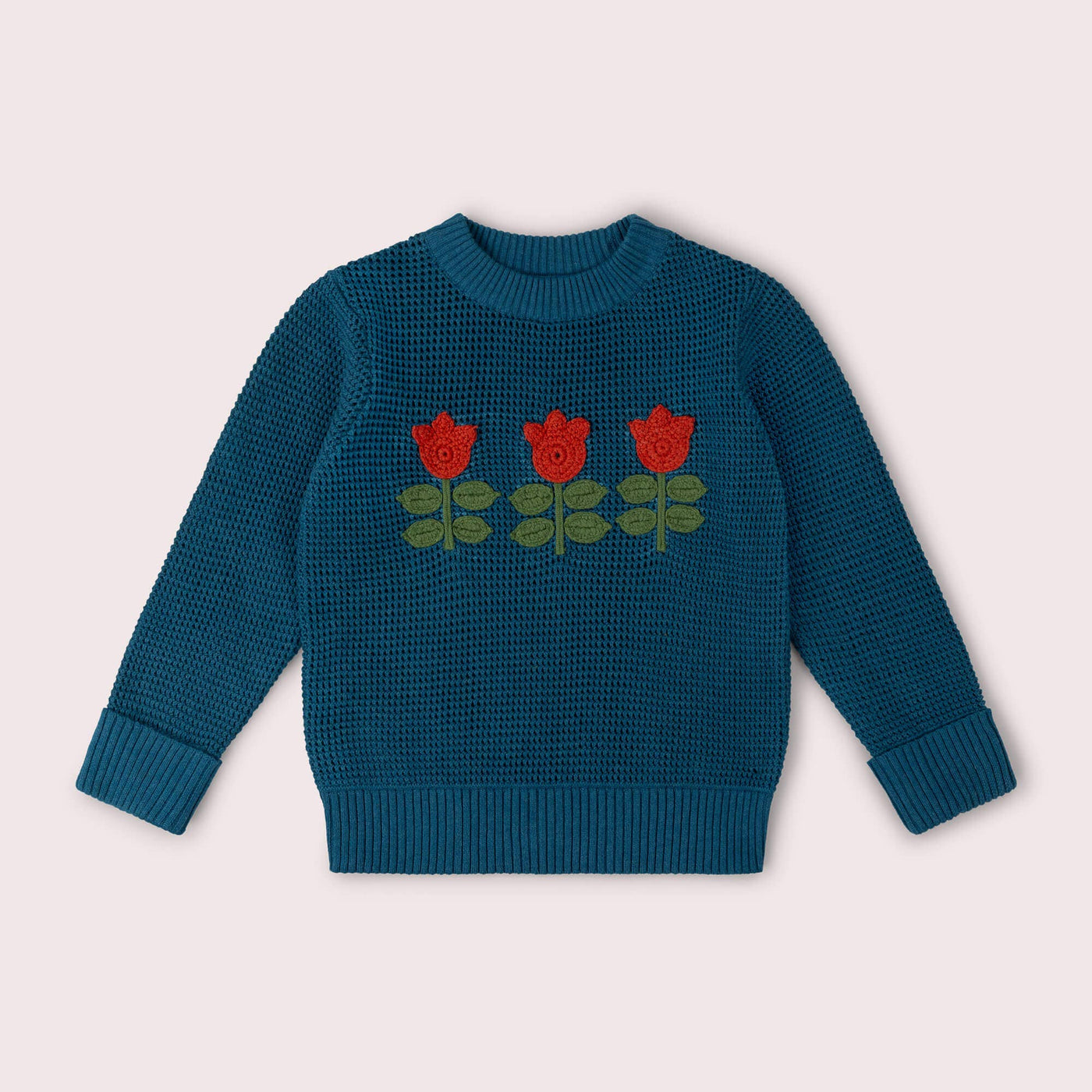 Little Green Radicals - Tulips Knitted Jumper