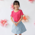 Mightly - Organic Cotton Kids Rib Knit Short Sleeve Tee