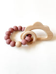 Marlowe and Sage LLC - Cloud Teether-Silicone and Beech Wood