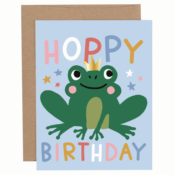 Pippi Post - Hoppy Birthday Frog Greeting Card