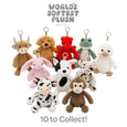 Worlds Softest Plushie Clip - Highlandee Cow - Beverly Hills Teddy Bear Company
