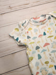Small Blessings Design - Mushroom Onesie, Long Sleeve
