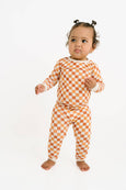 Little One Shop - Fall Checkered Bamboo Set