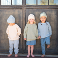 bug + bean kids - Chunky Knit Beanie - Organic Cotton - Vanilla