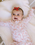 Ollie Jay - Zippy Bamboo Baby PJ in Ditsy Bunny