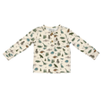 Babysprouts | Boy's Long Sleeve Henley Shirt - Dino Land