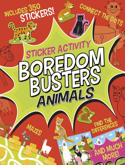 Penguin Random House LLC - Boredom Busters: Animals Sticker Activity