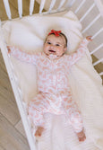 Ollie Jay - Zippy Bamboo Baby PJ in Ditsy Bunny