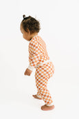 Little One Shop - Fall Checkered Bamboo Set