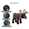 The Petting Zoo - 12" (32cm) Winter Reindeer Holiday Wild life