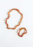 CanyonLeaf - Raw Cognac Baltic Amber || Classic || Necklace