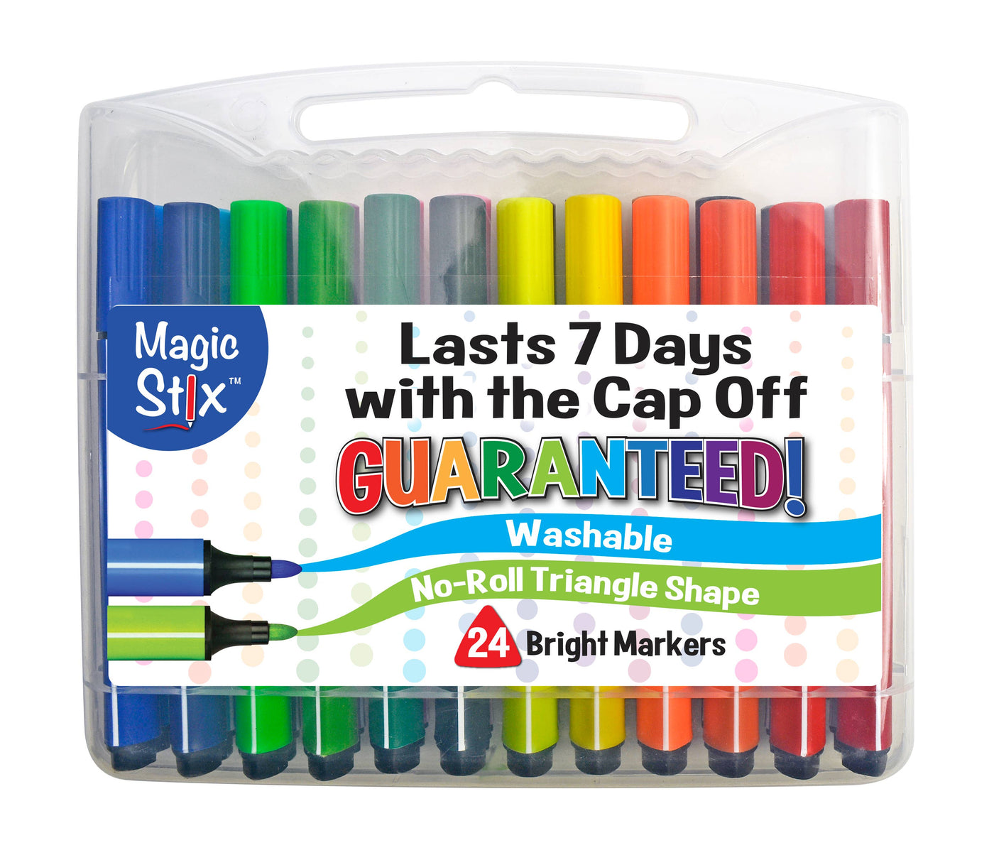 TPG Creations / The Pencil Grip - Magic Tri Stix 24 Color - Cap Off for 7 Days TPG-397