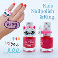 SUYON Collection - Kitty Ring Nail Polish - Shimmer Pink