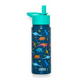 Wildkin - Jurassic Dinosaurs 18 oz Steel Water Bottle