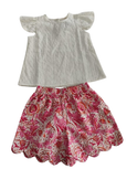 Yo Baby - White eyelet top