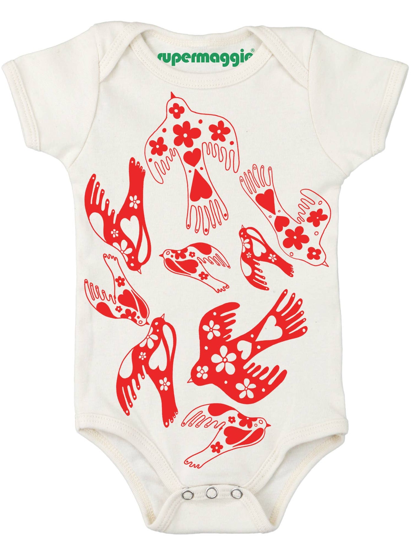 Birds Organic Onesie- SuperMaggie