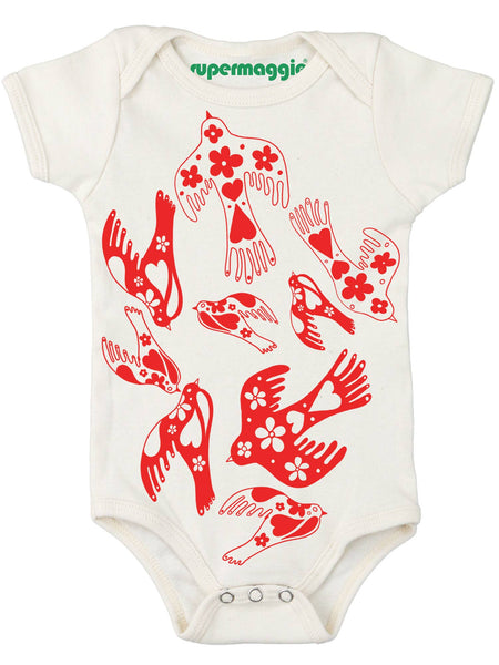 Birds Organic Onesie- SuperMaggie