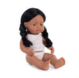 Miniland - Baby Doll Native American Girl 15'' inch