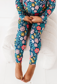 Bird & Bean® - Bamboo Navy Floral - Maren pajamas