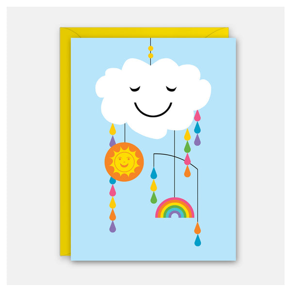 Rock Scissor Paper - Happy Mobile - Baby Card