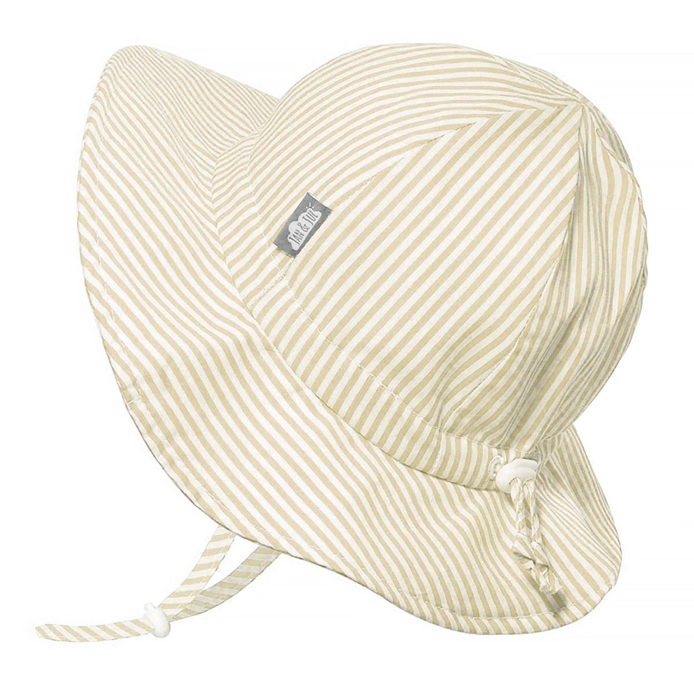 Jan & Jul - Beige Stripes | Cotton Floppy Sun Hat