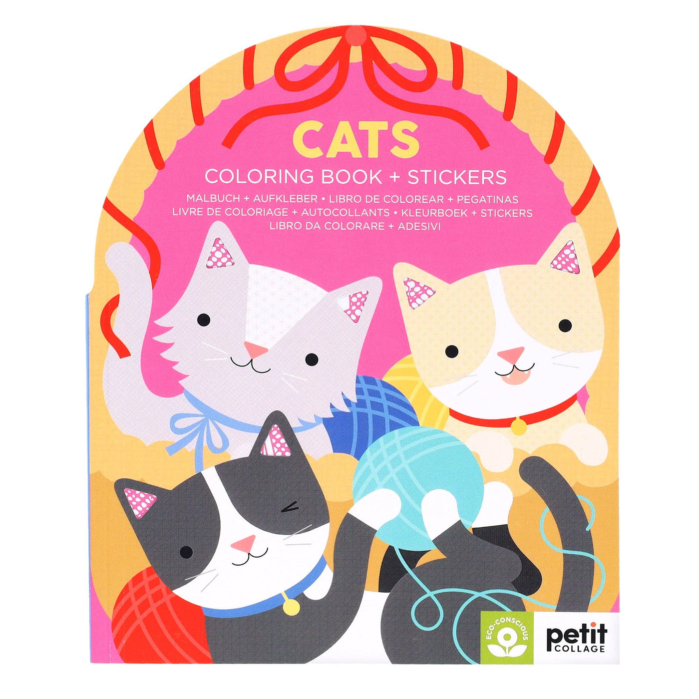 Chronicle Books - Coloring Book With Stickers: Cats