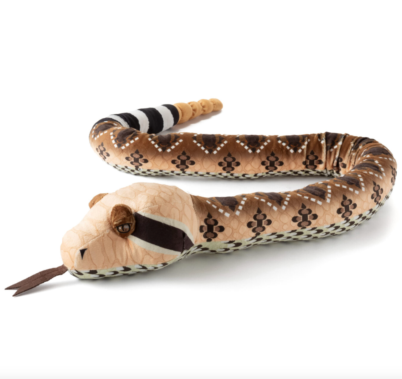 The Petting Zoo - Earth Keeperz Western Diamondback Snake 54" Recycled Plush