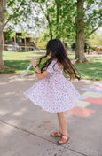 Ollie Jay - Classic Twirl Dress in Butterfly Rainbow