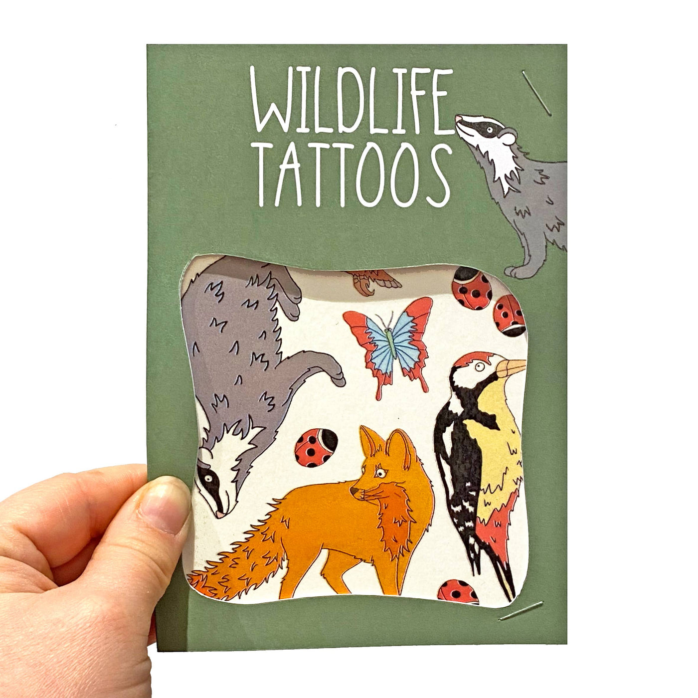Neon Magpie - Wildlife Transfer Tattoos