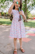 Ollie Jay - Classic Twirl Dress in Butterfly Rainbow