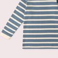 Little Green Radicals - Soft Blue Striped Long Sleeve T-Shirt