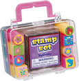 Toysmith - Mini Stamp Sets with Case, 8 stamps, Art Kit, Ink, Decorate